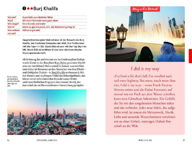 Baedeker SMART Reiseführer Dubai (Innenansicht)