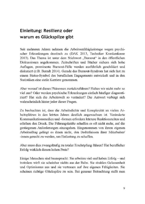 Resilienz am Arbeitsplatz