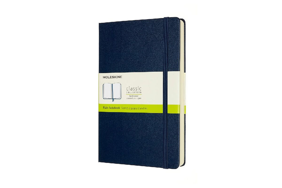 Moleskine Notizbuch - Erweitert, Large/A5, Blanko, Fester Einband, Saphir