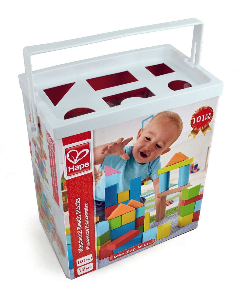 Hape - Wunderbare Holzbausteine - 101 Teile