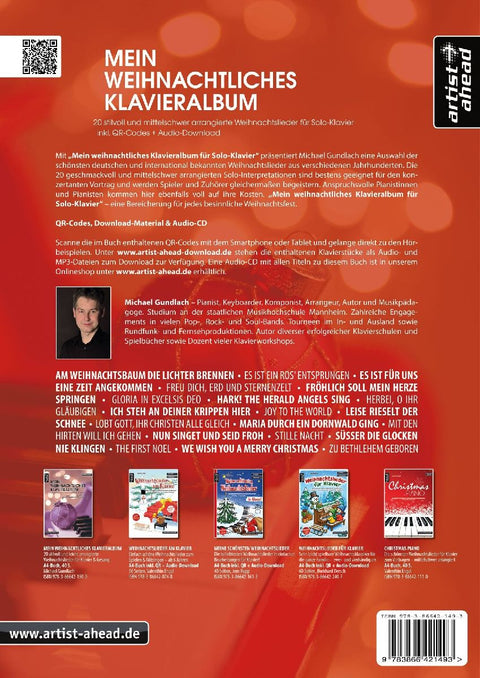 Mein weihnachtliches Klavieralbum für Solo-Klavier