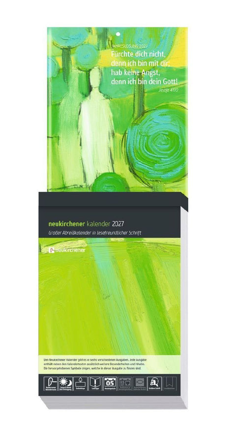 Neukirchener Kalender 2027 - Großer Abreißkalender in lesefreundlicher Schrift