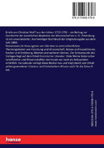 Briefe von Christian Wolff aus den Jahren 1719-1753