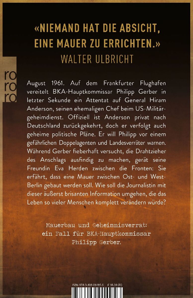 Mauern und Lügen (Rückseite)