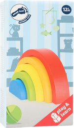 Holzbausteine Regenbogen (Innenansicht)