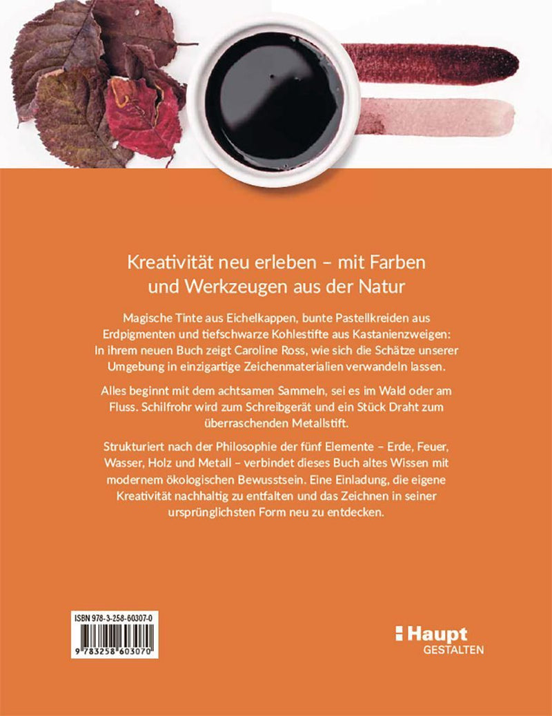 wild und bunt - selbst gemachte Zeichenmaterialien aus der Natur (Rückseite)