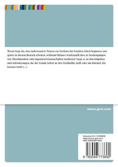 Männer in der Sozialen Arbeit