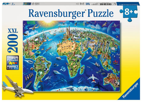 Große, weite Welt. Kinderpuzzle 200 Teile
