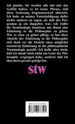 Philosophische Terminologie 2