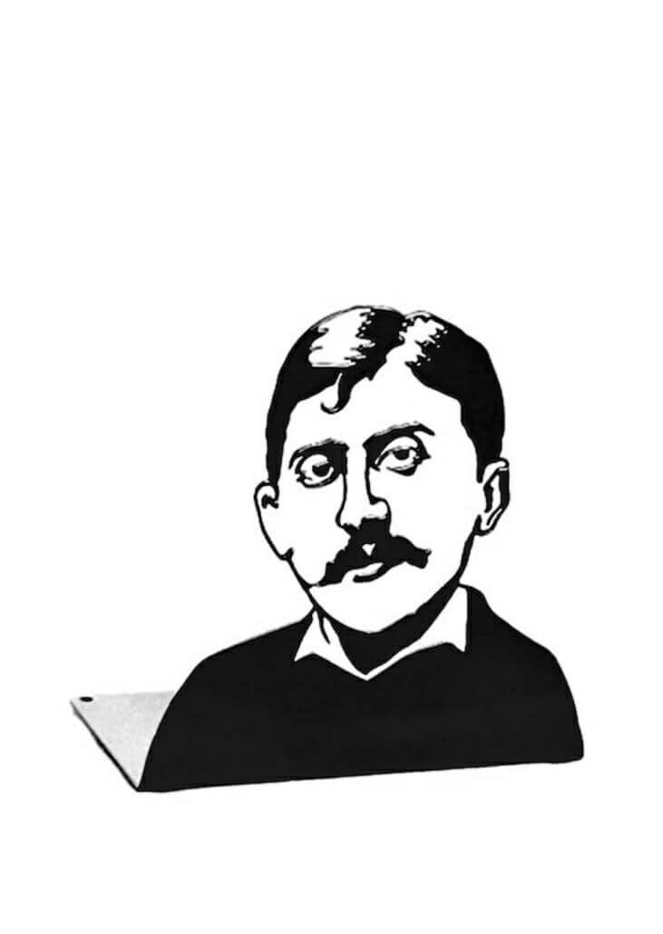 Marcel Proust. Buchstütze
