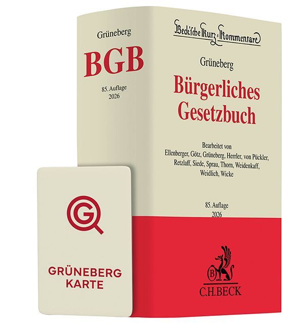 Grüneberg BGB Chat-Book 2026