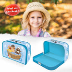 Trötsch Kinderkoffer Pittiplatsch Wanne groß,Pappkoffer, Koffer aus Pappe, Geschenk Verpackung, Gutschein Verpackung,Spielkoffer, Metallgriff und Metallhenkel, Reisekoffer Kinder (Innenansicht)
