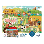 Bauernhof & Stadt 2x24 Teile Puzzle