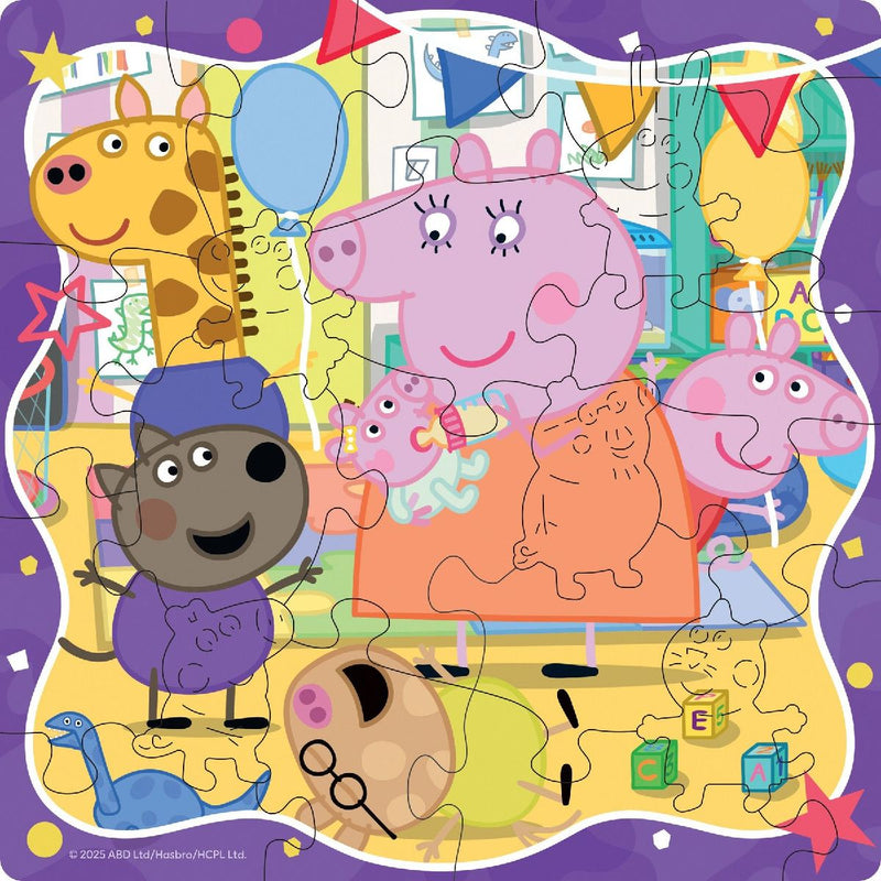 Kinderpuzzle 22 Teile - Peppa Wutz - Peppa Pig Freundschaftsparty
