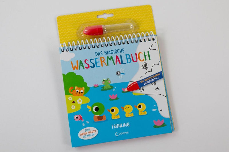 Das magische Wassermalbuch - Frühling (Innenansicht)