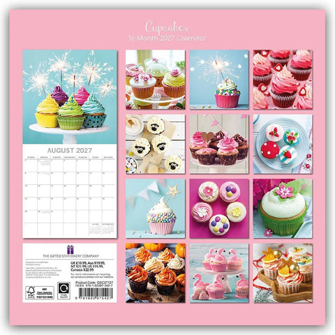 Cupcakes 2027 - 16-Monatskalender