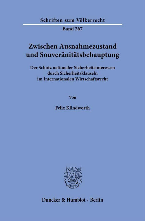 Zwischen Ausnahmezustand und Souveränitätsbehauptung