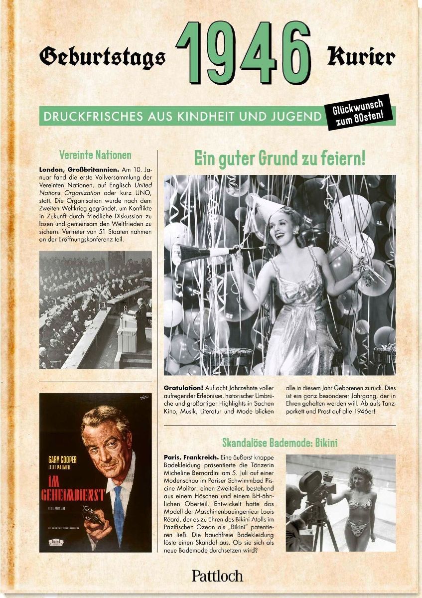 1946 - Geburtstagskurier