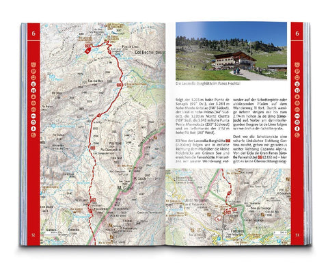 KOMPASS Wanderführer Dolomiten Höhenweg 1 bis 3, 71 Touren
