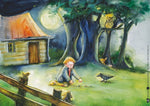 Hänsel und Gretel. Kamishibai Bildkartenset (Innenansicht)