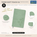 Timer Soft Touch 18 Monate jade 2027/2028