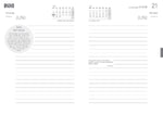 Buchkalender A5 2027 Hellgrün- Je Tag eine Seite - 21 x 15 cm