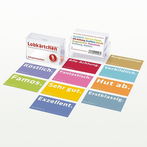 Lobkärtchen Erwachsene / 100 Papierkärtchen