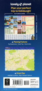 Lonely Planet Edinburgh City Map (Innenansicht)