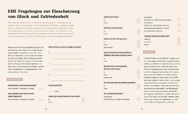 Wofür stehen Sie morgens auf? Das Praxisbuch (Innenansicht)