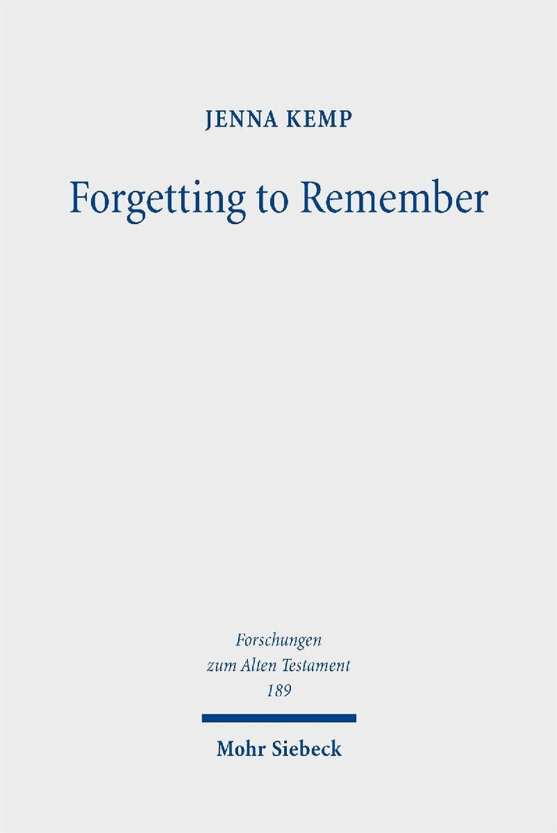Forgetting to Remember