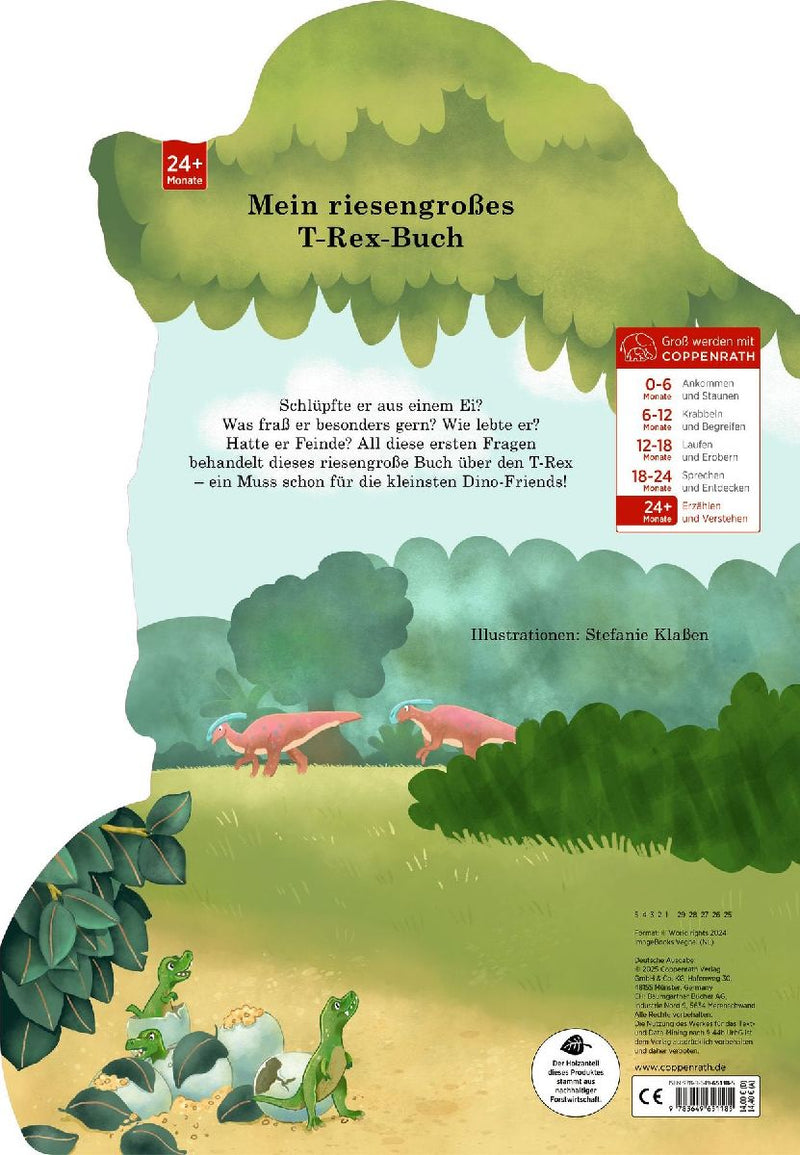 Dino Friends: Mein riesengroßes T-Rex-Buch (Rückseite)
