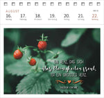 Postkartenkalender Glücksmantras 2027 (Innenansicht)
