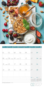 Food Kalender 2027 - 30x30 - Art12 (Innenansicht)