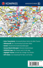 KOMPASS Wanderführer Allgäu, Allgäuer Alpen, 60 Touren mit Extra-Tourenkarte (Rückseite)