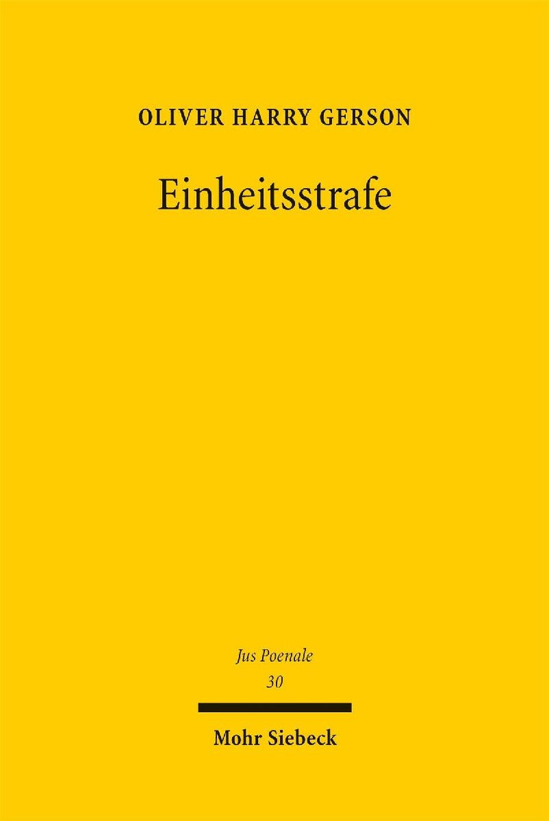Einheitsstrafe
