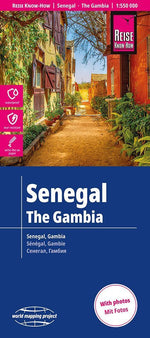 Reise Know-How Landkarte Senegal, Gambia (1:550.000)