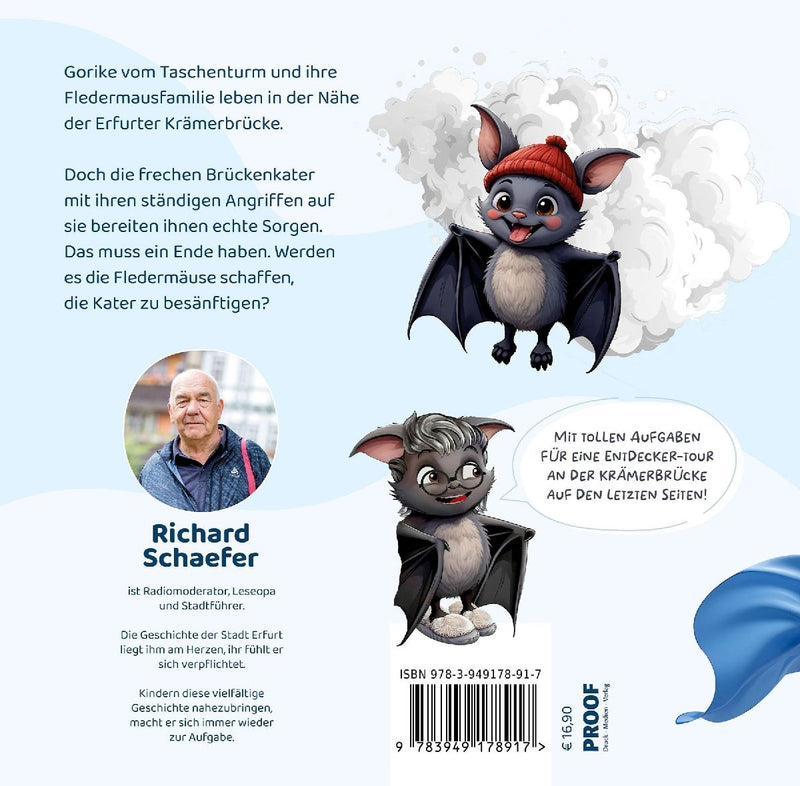 Gorike und das blaue Tuch (Rückseite)