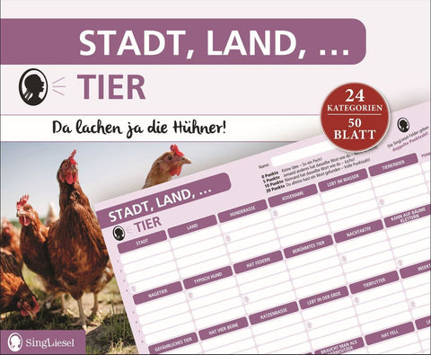 Stadt, Land, Tier