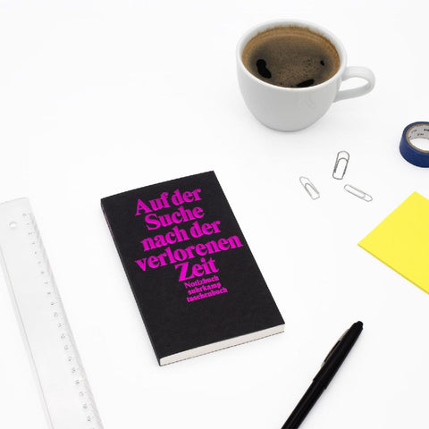 Notizbuch: Auf der Suche nach der verlorenen Zeit