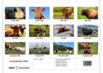 Kuhkalender 2026 Fotokalender DIN A3