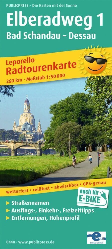 Elberadweg 1, Bad Schandau - Dessau 1 : 50 000