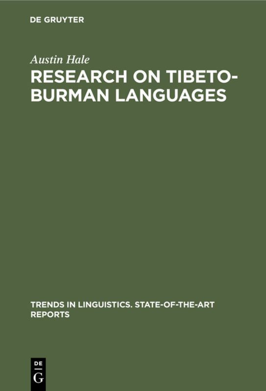 Research on Tibeto-Burman Languages
