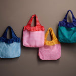 Easy Bag Volant Dots pink (Innenansicht)