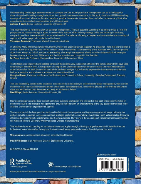 Strategic Management and Business Analysis
