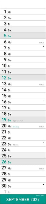 Streifenplaner MINT 2027