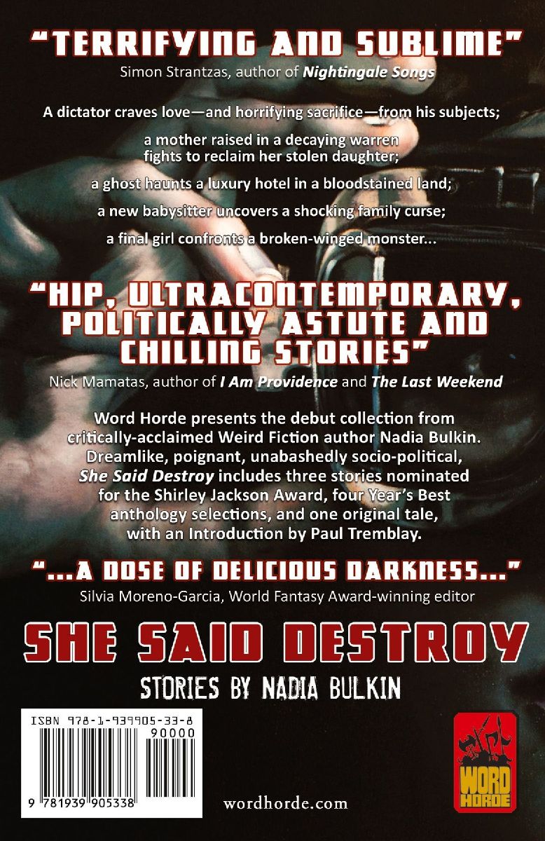 She Said Destroy (Rückseite)