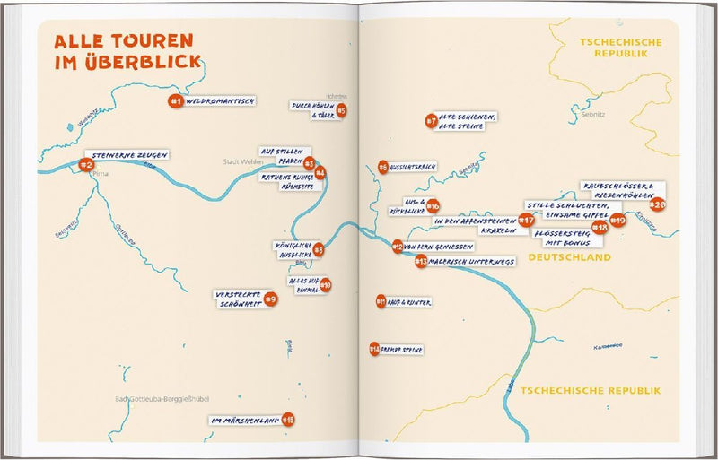 DUMONT Wanderzeit in der Sächsischen Schweiz (Innenansicht)