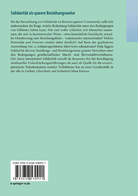 Solidarität als queere Beziehungsweise