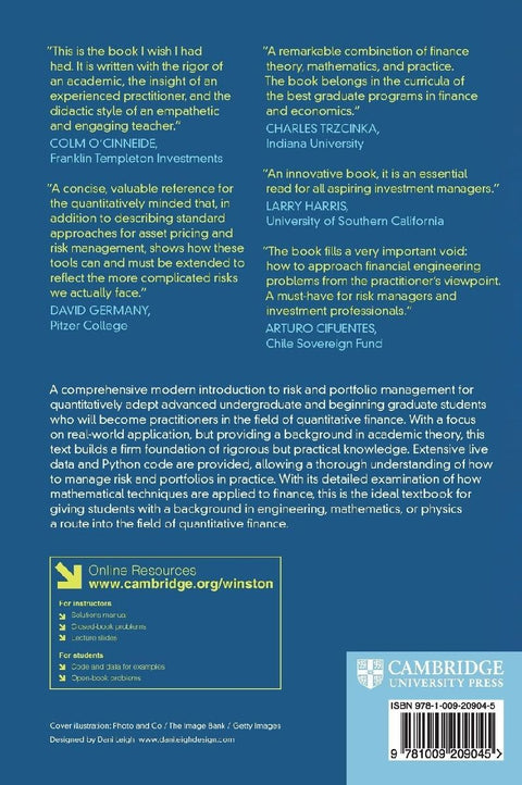 Quantitative Risk and Portfolio Management