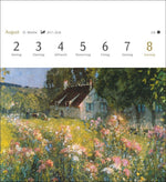 Malerische Gärten Postkartenkalender 2027 - Kalender mit 53 Kunstpostkarten